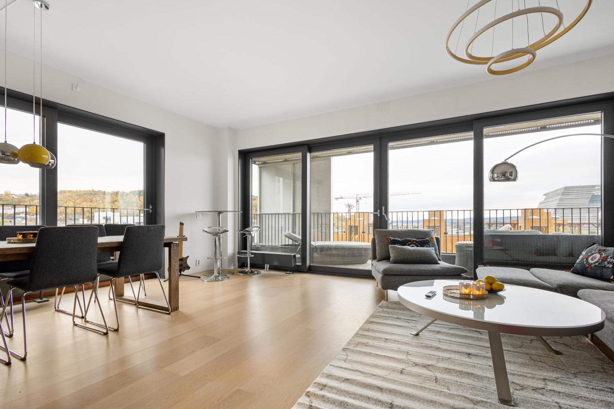 Spacious Modern 3Br Apartment At Central Oslo Barcode Kültér fotó