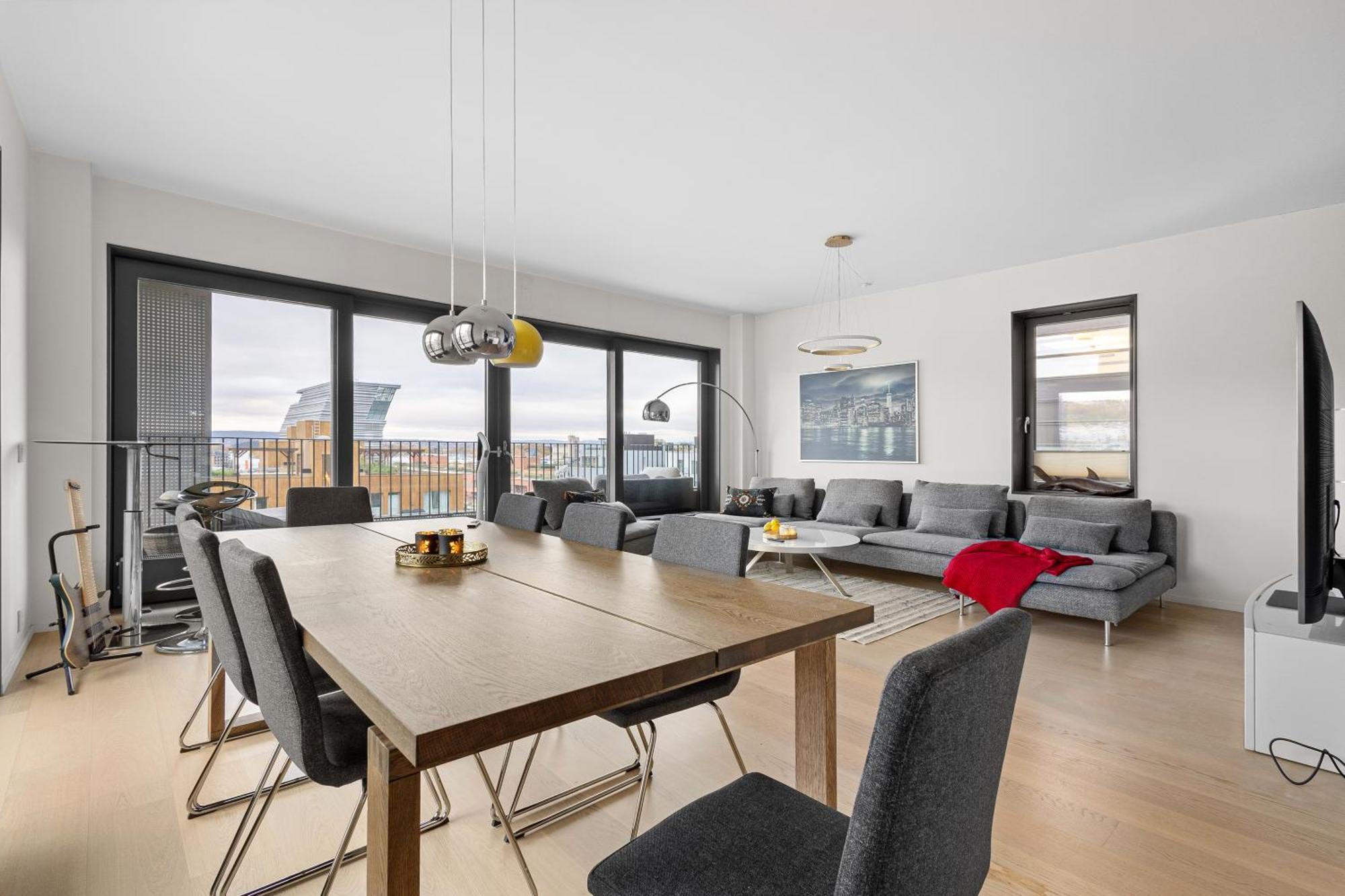 Spacious Modern 3Br Apartment At Central Oslo Barcode Kültér fotó