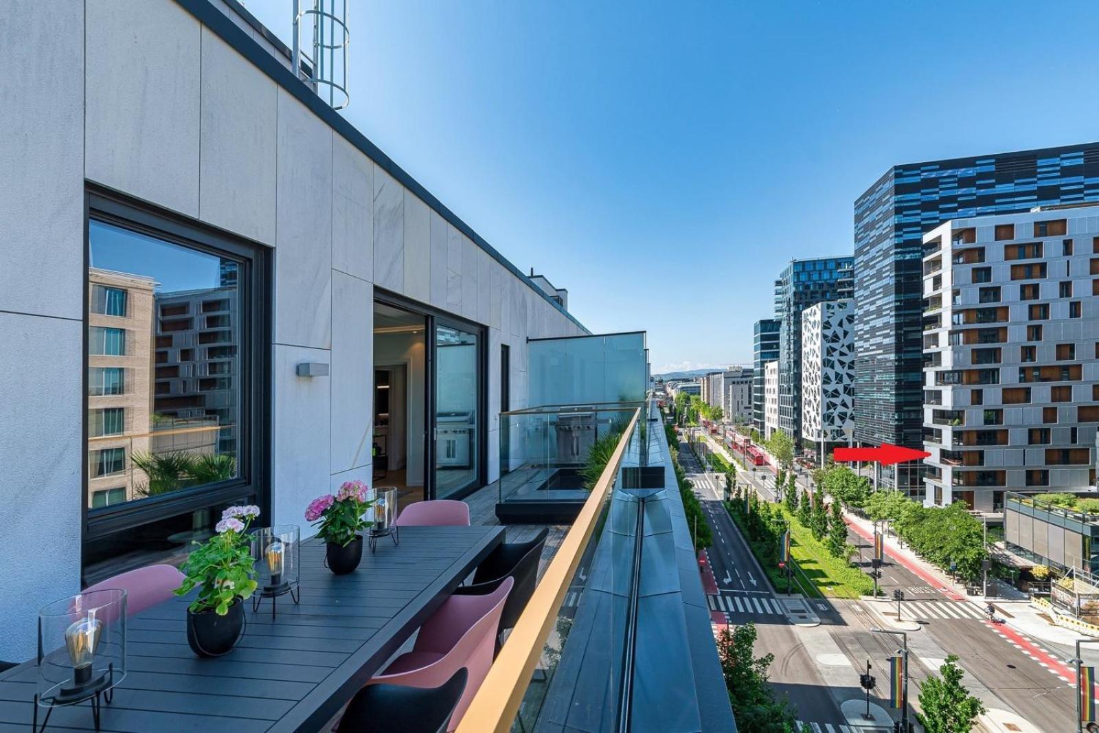 Spacious Modern 3Br Apartment At Central Oslo Barcode Kültér fotó